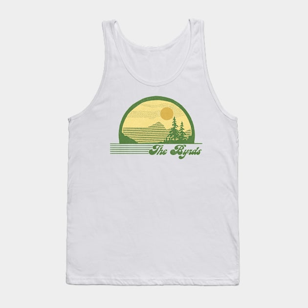 The Byrds / Retro Style Country Fan Design Tank Top by DankFutura